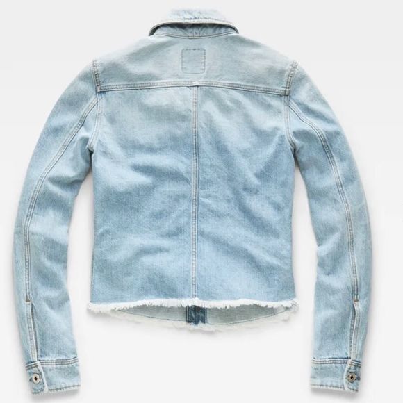 G-star, The D-Staq Deconstructed Ripped Denim Jacket, S - Picture 2 of 5